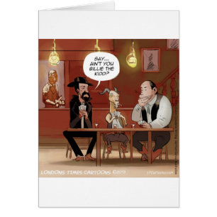 Billy The Kid? Funny Goat Cartoon