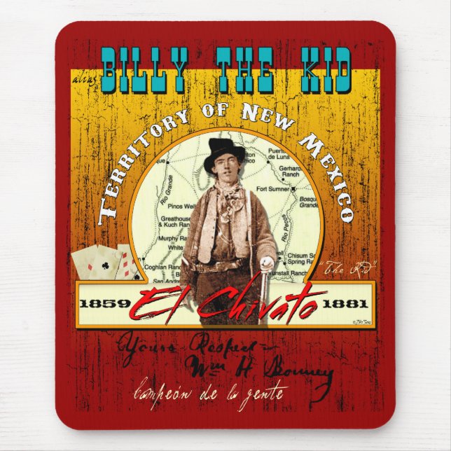 Billy the Kid Mouse Pad (Front)