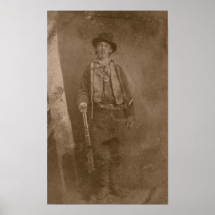 Billy The Kid -- Wild West Poster