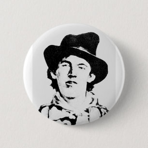 Billy The Kid ~ William H. Bonney / Outlaw 6 Cm Round Badge