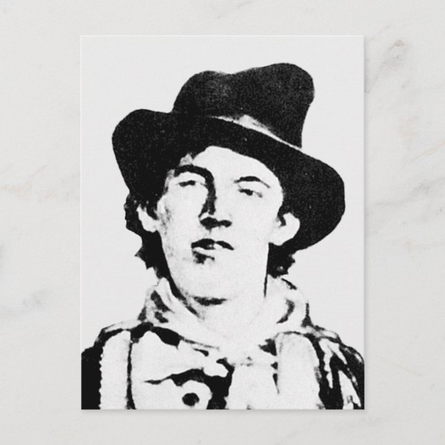 Billy The Kid ~ William H. Bonney / Outlaw Postcard (Front)