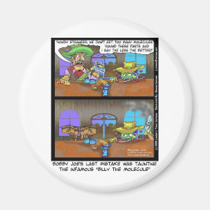 Billy The Molecule Funny Gifts Tees Cards Etc Magnet