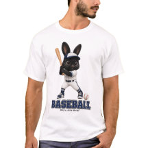 Billy the Rabbit Baseball Cute Sports Bunny