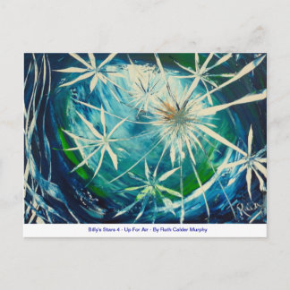 Billy's Stars 4 - Up For Air -  Ruth Calder Murphy Postcard