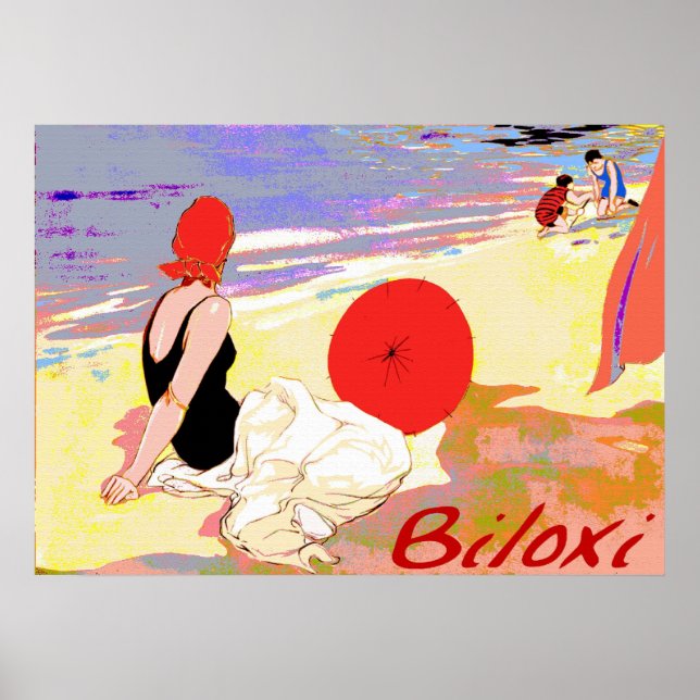 Biloxi Beach Poster (Front)