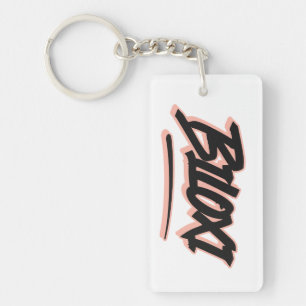 Biloxi Graffiti Style  Key Ring