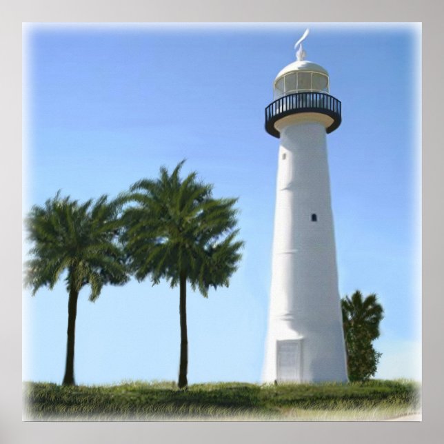 biloxi lighthouse poster (Front)