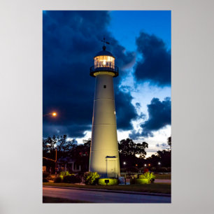 Biloxi Lighthouse Poster 20x30