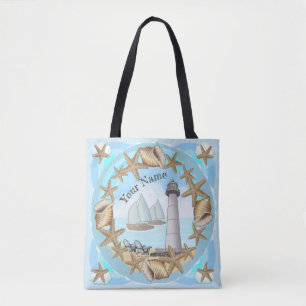 Biloxi Lighthouse tote bag