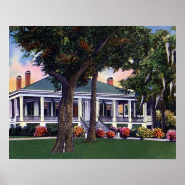 Biloxi Mississippi Beauvoir Poster (Front)