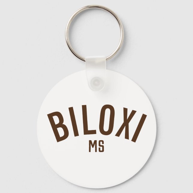 Biloxi, Mississippi Key Ring (Front)