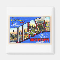 Biloxi Mississippi Vintage Large Letter Postcard