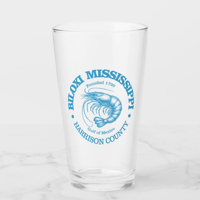 Biloxi (shrimp) glass (Front)