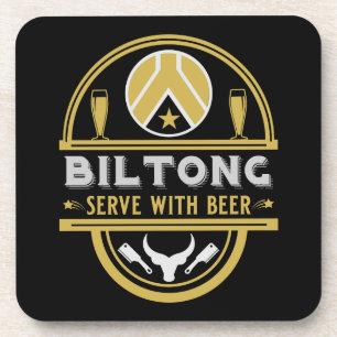 Biltong And Beer Coaster