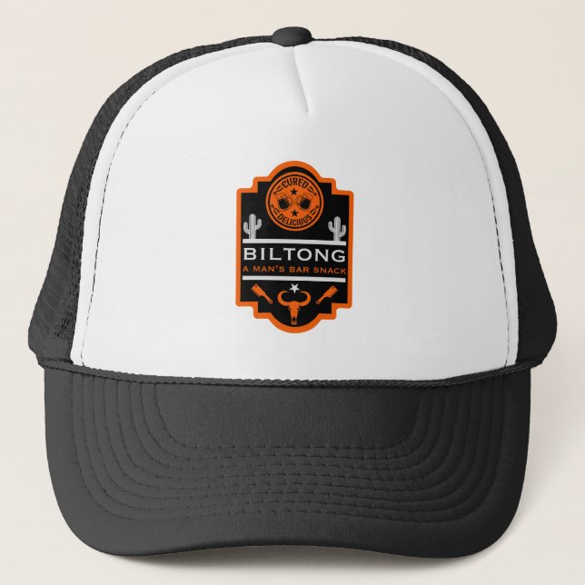 Biltong And Beer Trucker Hat (Front)
