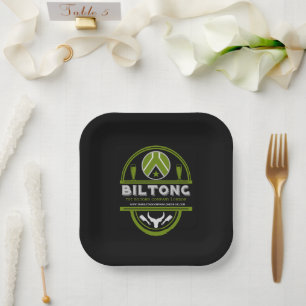 Biltong Makers And Sellers Paper Plate
