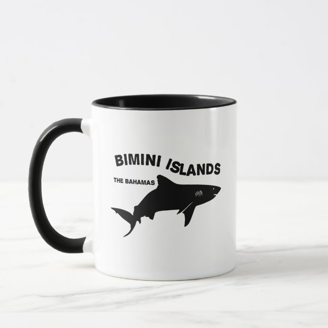 Bimini Islands Scuba Diving With Sharks - Bahamas Mug (Left)