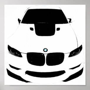 ~Bimmer~ POP ART AUTO POSTER, CUSTOMIZE IT! Poster