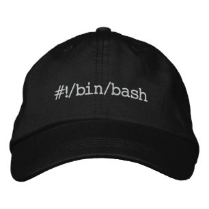 #!/bin/bash embroidered hat