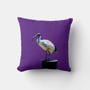 Bin Chicken, (ibis), Oil Paint, Cushion