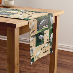 Bin Chicken (Ibis) Photo Collage, Short Table Runner