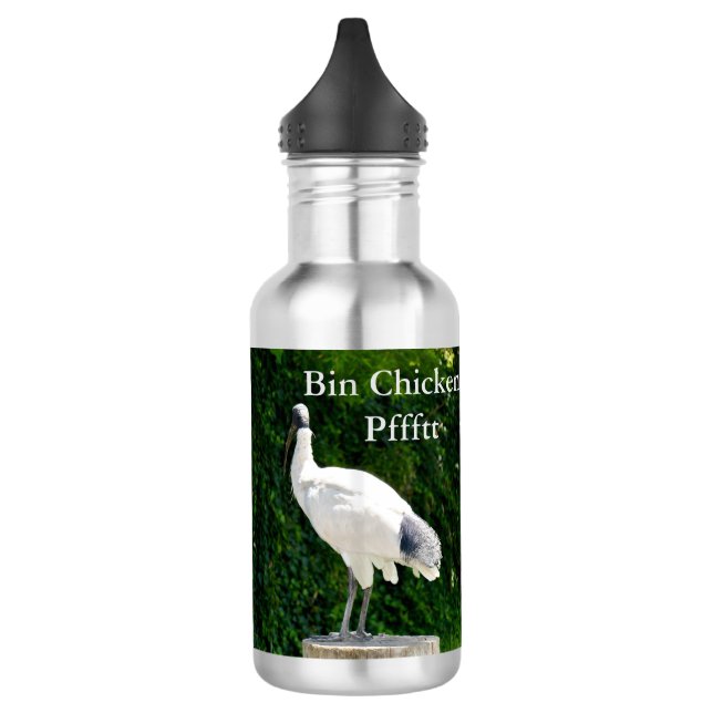 Bin Chicken Pfftt (Ibis) 532 ml Water Bottle (Left)