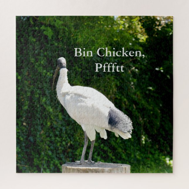 Bin Chicken Pfftt (Ibis) jigsaw puzzle  (Vertical)