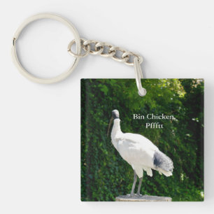 Bin Chicken Pfftt (Ibis) Keyring