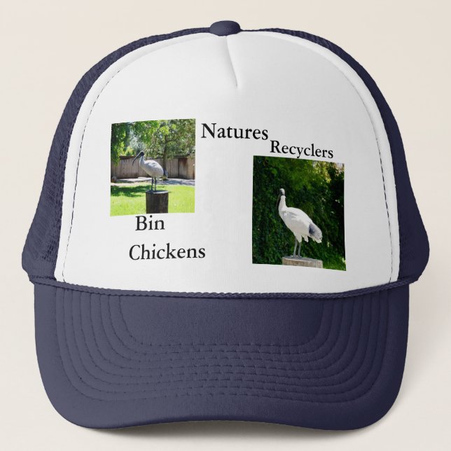 Bin Chickens (Ibis) Unisex Truckers Hat (Front)