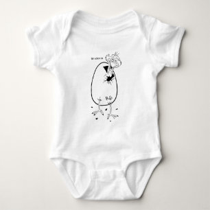 Bin schon da baby strampler bodysuit
