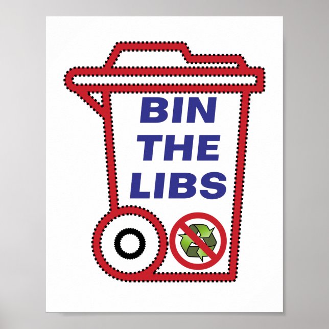 Bin the Liberal Party - Australia 2022  Poster (Front)