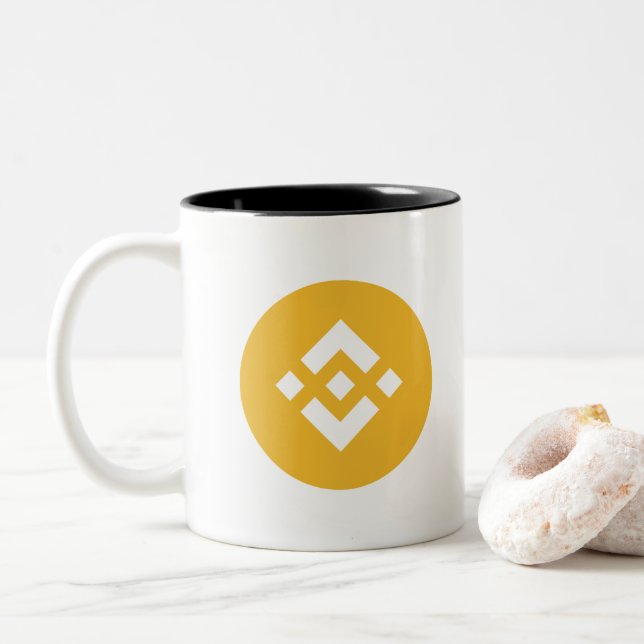 Binance BNB Two-Tone Coffee Mug (With Donut)