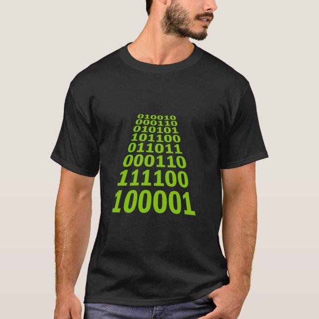 Binary 010101 Code  T-Shirt (Front)