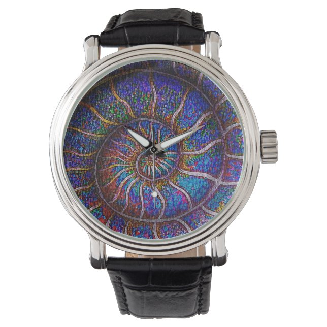 Binary Ammonite Watch (Front)