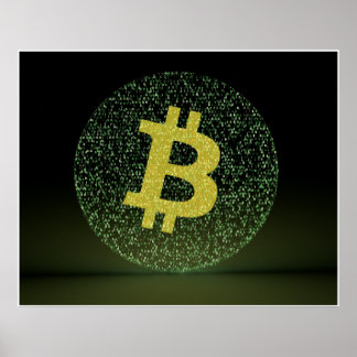 Binary Bitcoin Poster
