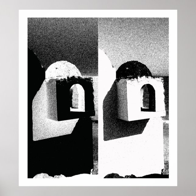 Binary Black And White, Fuerteventura Poster (Front)