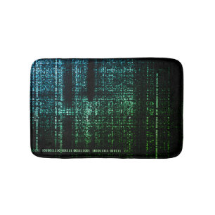 Binary Bliss: Tech Meets Tranquillity Bath Mat