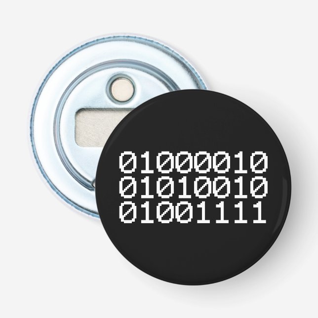 BINARY BRO BOTTLE OPENER (Front)