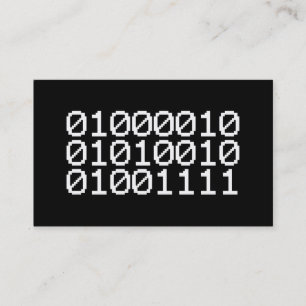 BINARY BRO BUSINESS CARD