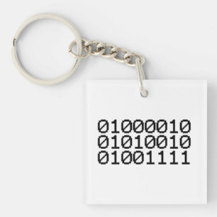 BINARY BRO KEY RING