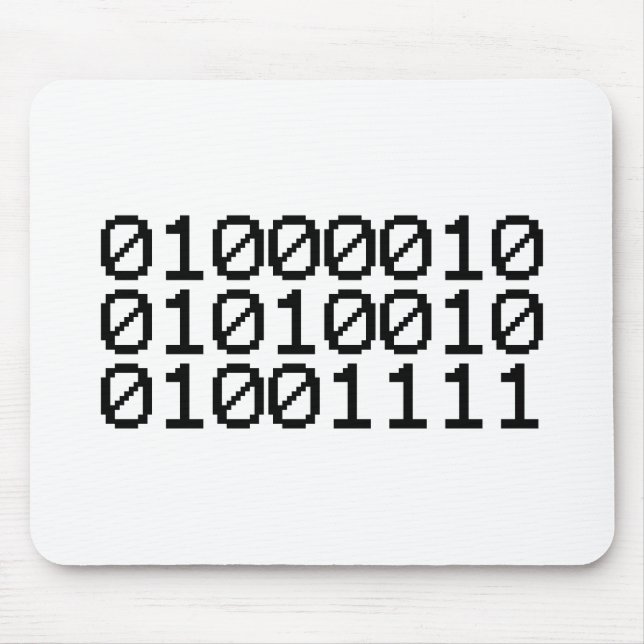 BINARY BRO MOUSE PAD (Front)