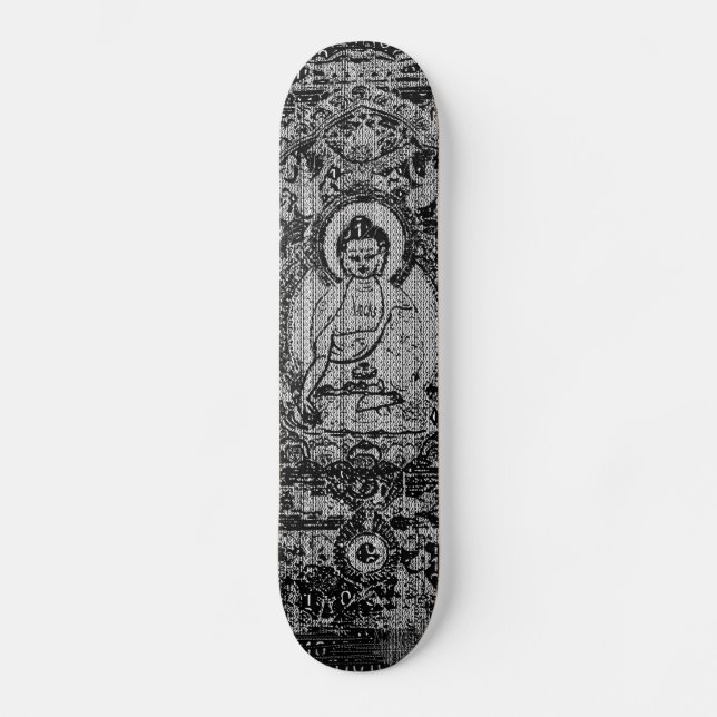 Binary Buddha Skateboard (Front)