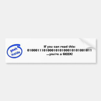 Binary bumper sticker