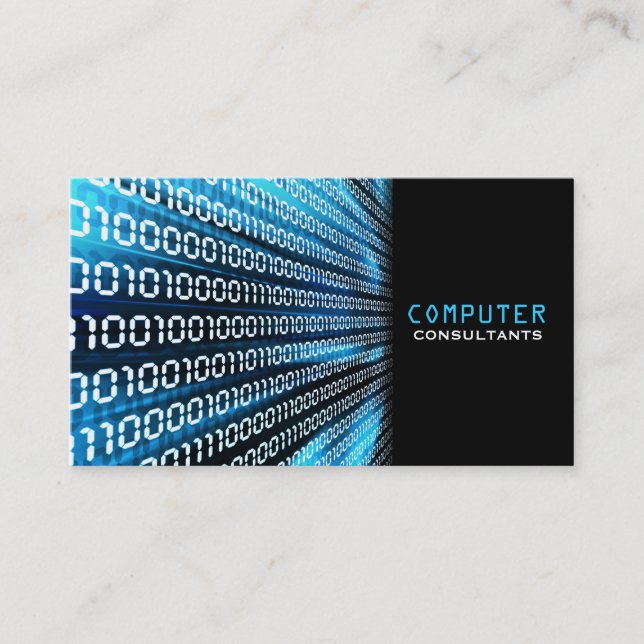 Binary Code Business Card (Front)