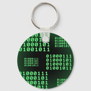 Binary code for GEEK Key Ring