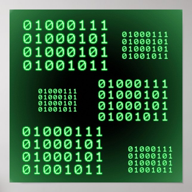 Binary code for GEEK Poster (Front)