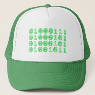Binary code for GEEK Trucker Hat