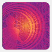 Binary Code Hi-Tech  Abstract Design
