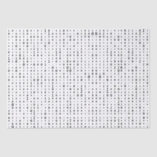 Binary Code Tissue Paper