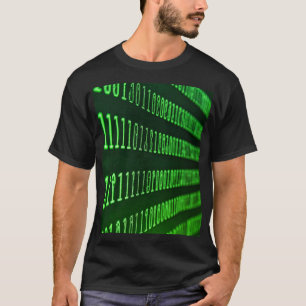 Binary codes green and blue T-Shirt